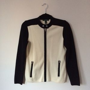 Ralph Lauren Jackets & Blazers - Moto-Style Zip Sweater Ralph Lauren Jackets & Blazers - Moto-Style Zip Sweater