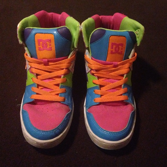 50 off DC Shoes Neon Hightop DC Shoes from Lauren�s 50 off DC Shoes Neon Hightop DC Shoes from Lauren�s