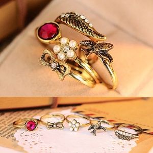 5 Piece Knuckle Ring Set 5 Piece Knuckle Ring Set