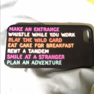 Kate spade neon sign iphone5 case Kate spade neon sign iphone5 case