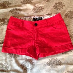 Red shorts from Guess Red shorts from Guess