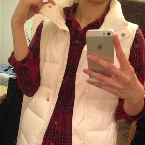 GAP Tops - Gap • cream puffer vest GAP Tops - Gap • cream puffer vest