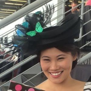 Splendeur's Boutique Pick Accessories - ✨Black Wool Lovers Shape Derby Hat✨ Splendeur's Boutique Pick Accessories - ✨Black Wool Lovers Shape Derby Hat✨