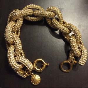 J.crew pave link bracelet J.crew pave link bracelet