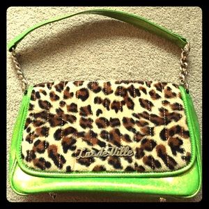 Lime green sparkle Lux de Ville purse Lime green sparkle Lux de Ville purse