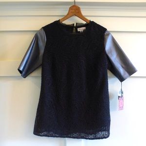 Macy's Tops - = Nicole Richie for impulse Lace black top NWT= Macy's Tops - = Nicole Richie for impulse Lace black top NWT=