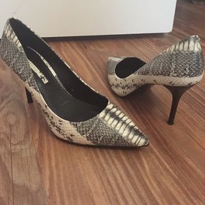 Zara snake print heels size:6.5 Zara snake print heels size:6.5