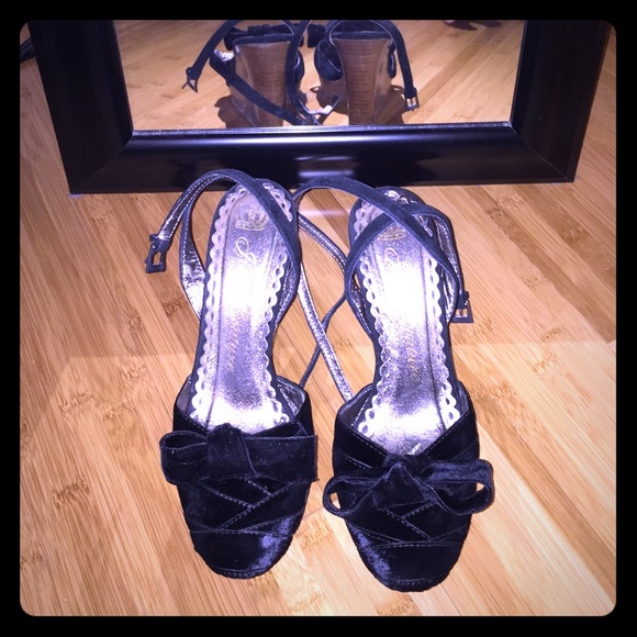 Couture Velvet Wedge 76 couture shoes couture black velvet Couture Velvet Wedge 76 couture shoes couture black velvet
