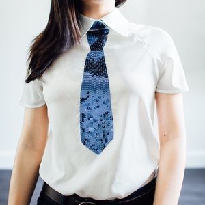 Urban Outfitters Tops - Sequined tie top Urban Outfitters Tops - Sequined tie top
