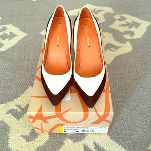 Via Spiga Shoes - Via Spiga Black and White Heels Via Spiga Shoes - Via Spiga Black and White Heels
