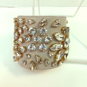 J.Crew Jewel Leather Cuff J.Crew Jewel Leather Cuff