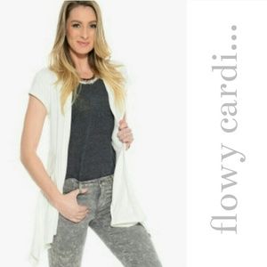 Ambiance Apparel Tops - Flowy Cardigan Ambiance Apparel Tops - Flowy Cardigan