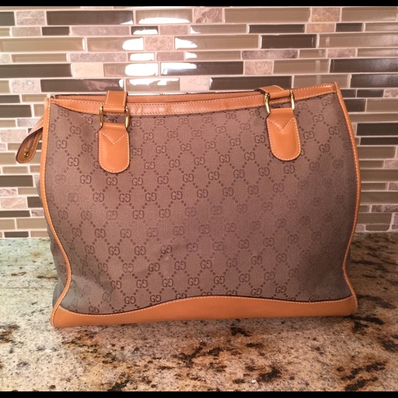 gucci bags - on hold auth vintage gucci tote bag &free gift