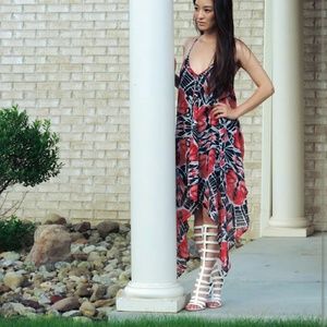 Almost Famous Dresses & Skirts - Printed assymetrical dress Almost Famous Dresses & Skirts - Printed assymetrical dress