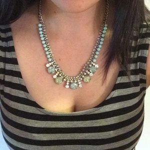 Gorgeous mint and crystal statement necklace Gorgeous mint and crystal statement necklace