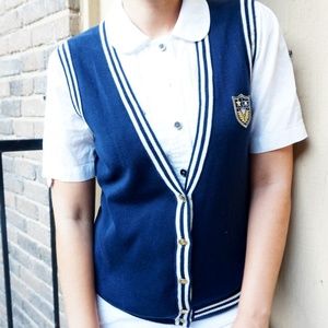 Forever 21 Tops - Navy Blue Preppy Vest Forever 21 Tops - Navy Blue Preppy Vest