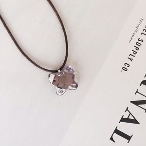 Swarovski Jewelry - Swarovski Purple Butterfly Crystal Necklace Swarovski Jewelry - Swarovski Purple Butterfly Crystal Necklace