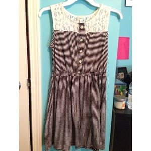 Navy blue striped dress Navy blue striped dress