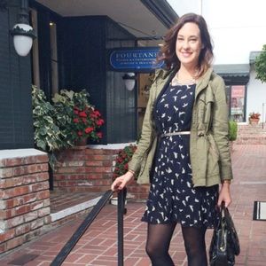Dresses & Skirts - Navy Bird Print Tank Dress Dresses & Skirts - Navy Bird Print Tank Dress