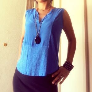 Sandro Tops - ⬇️Sandro Turquoise Silk panel top Sandro Tops - ⬇️Sandro Turquoise Silk panel top