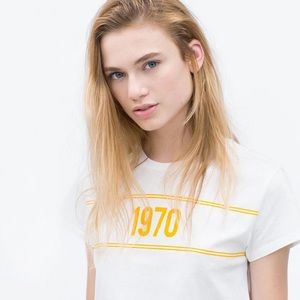 Zara Tops - Zara 1970 Tshirt Zara Tops - Zara 1970 Tshirt