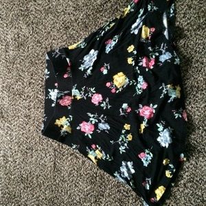 silky floral skater skirt silky floral skater skirt