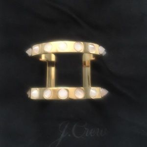 J.Crew contoured spiked cuff J.Crew contoured spiked cuff