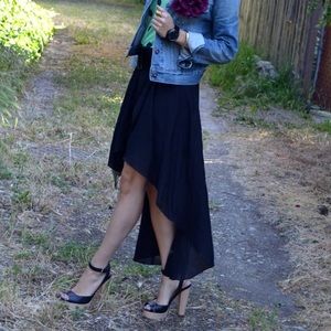 Zara Dresses & Skirts - Black High Low Skirt Zara Dresses & Skirts - Black High Low Skirt