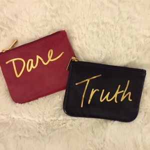 Rebecca Minkoff Clutches & Wallets - "Truth" and "Dare" Rebecca Minkoff leather pouches Rebecca Minkoff Clutches & Wallets - "Truth" and "Dare" Rebecca Minkoff leather pouches