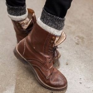 H&M Shoes - Brown brogue boots H&M Shoes - Brown brogue boots