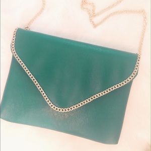 kelly green envelope clutch kelly green envelope clutch