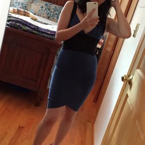 Herve Leger blue/black dress Herve Leger blue/black dress