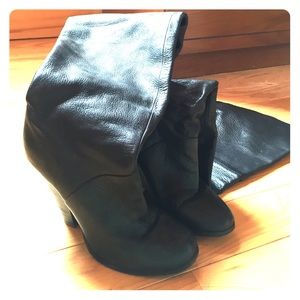Aldo thigh high black boots Aldo thigh high black boots