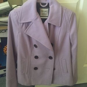 Purple pea coat from old navy! Purple pea coat from old navy!