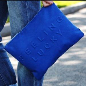 Zara Handbags - Zara blue clutch Zara Handbags - Zara blue clutch