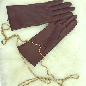 Fownes Accessories - Brown Genuine Leather Gloves Fownes Accessories - Brown Genuine Leather Gloves