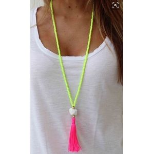 Neon statement necklace! Neon statement necklace!