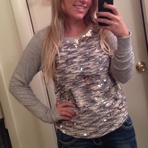 Express Sweaters - Express sequin sweater Express Sweaters - Express sequin sweater