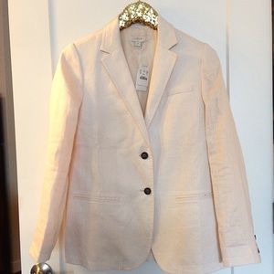 J. Crew Jackets & Blazers - J.Crew Factory blush pink linen blazer J. Crew Jackets & Blazers - J.Crew Factory blush pink linen blazer