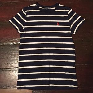 Polo by Ralph Lauren Tops - Polo • Navy striped shirt Polo by Ralph Lauren Tops - Polo • Navy striped shirt