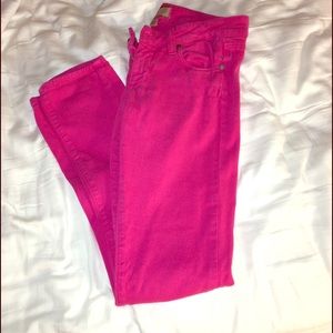Paige Jeans Denim - Hot Pink Paige "Peg" Skinny Jeans Paige Jeans Denim - Hot Pink Paige "Peg" Skinny Jeans