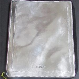 Saturday by Kate Spade Silver Tablet Case NWT Saturday by Kate Spade Silver Tablet Case NWT