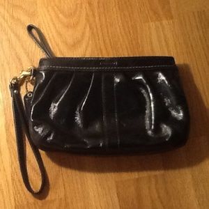 Coach Handbags - Coach purse clutch wristlet gun metal Coach Handbags - Coach purse clutch wristlet gun metal