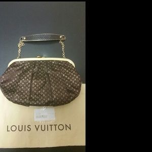 LV Limited Edition Aumoniere Gold Monogram Clutch LV Limited Edition Aumoniere Gold Monogram Clutch