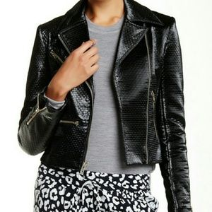 A.L.C. Jackets & Blazers - A.L.C Clarke coated textured motorcycle jacket A.L.C. Jackets & Blazers - A.L.C Clarke coated textured motorcycle jacket