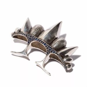 Pamela Love Jewelry - 🎉HP🎉PAMELA LOVE SAPPHIRE THREE FINGER SPIKE RING Pamela Love Jewelry - 🎉HP🎉PAMELA LOVE SAPPHIRE THREE FINGER SPIKE RING