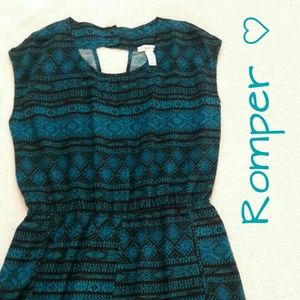 Ambiance Apparel Dresses & Skirts - #HP Teal Romper NWOT Ambiance Apparel Dresses & Skirts - #HP Teal Romper NWOT