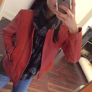 It. Michaa Jackets & Blazers - 100% Lamb Leather Burnt Orange Jacket It. Michaa Jackets & Blazers - 100% Lamb Leather Burnt Orange Jacket