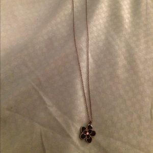 Black flower necklace Black flower necklace
