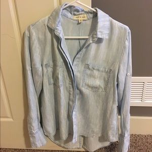Anthropologie Cloth and Stone Chambray shirt Anthropologie Cloth and Stone Chambray shirt